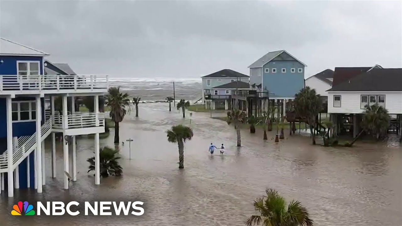 Tropical Storm Alberto lashes Texas as heat wave persists