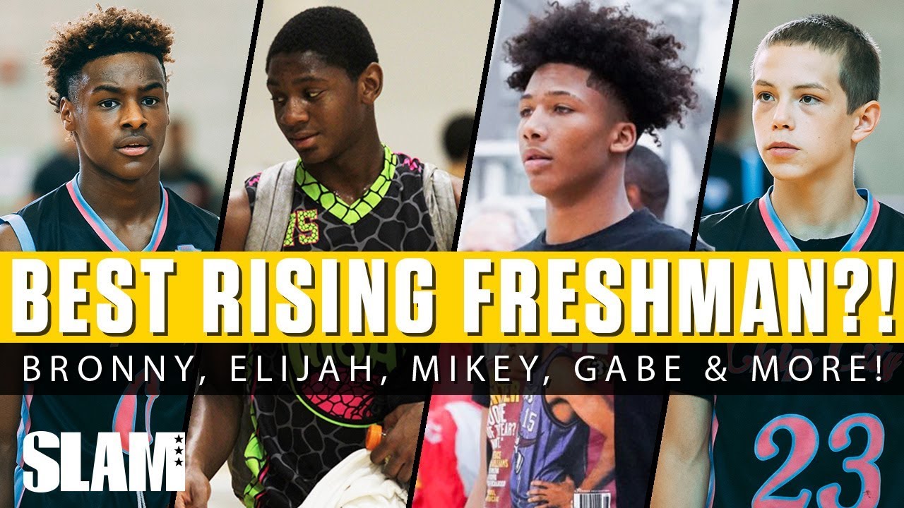 Who's the Best Rising Freshman?! 🤔 Bronny James, Mikey Williams, Elijah Fisher & More!