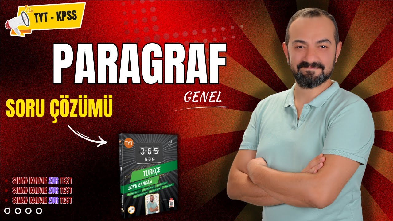 TÜM PARAGRAF SORU KALIPLARI ÇÖZÜM TEKNİKLERİ