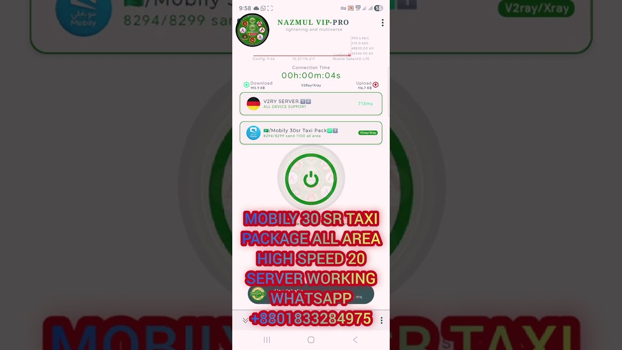 MOBILY 30 SR TAXI PACKAGE ALL AREA HIGH SPEED 20 SERVER WORKING WHATSAPP +8801833284975