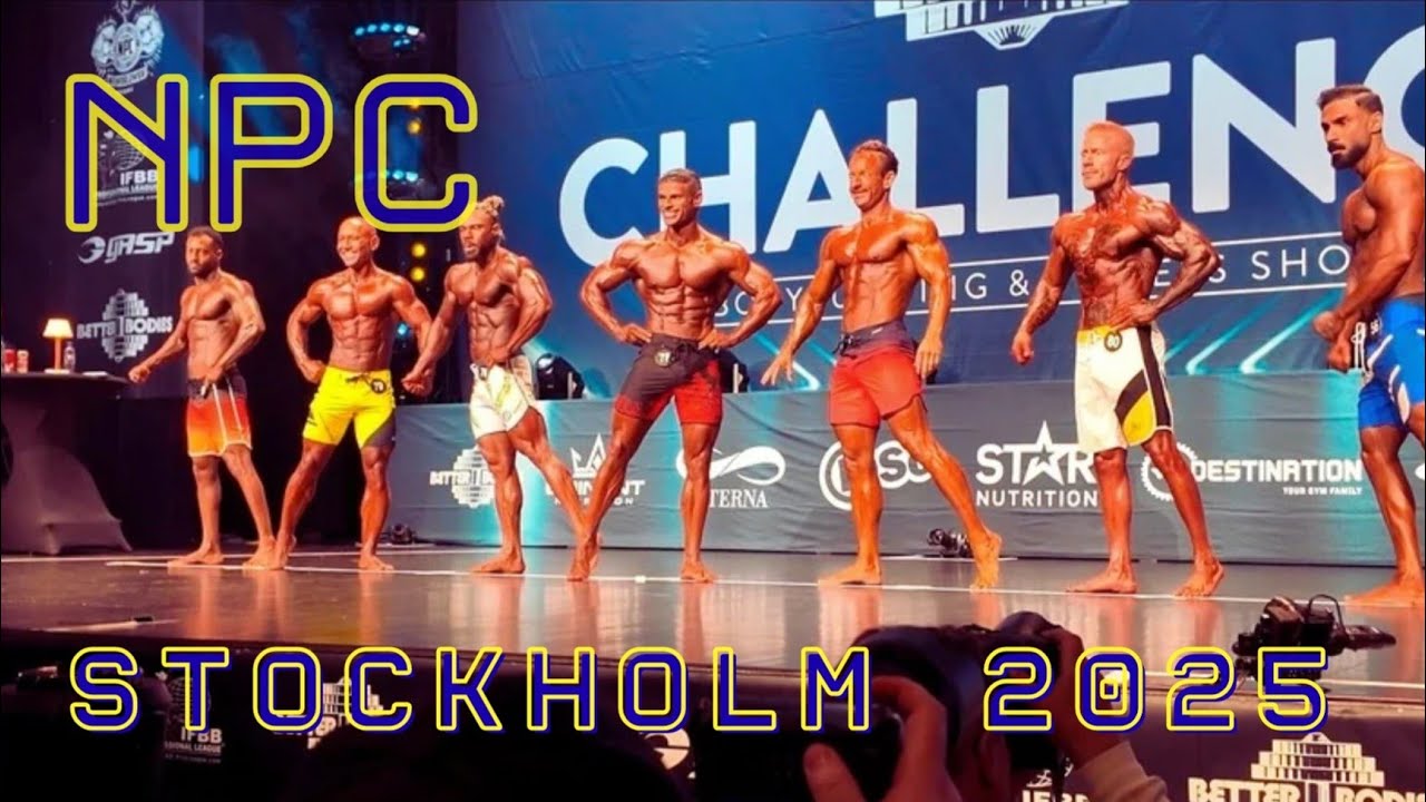 Я впервые посмотрела соревнования NPC – Better Bodies Challenge 2025, Стокгольм, Сёдертелье 🇸🇪