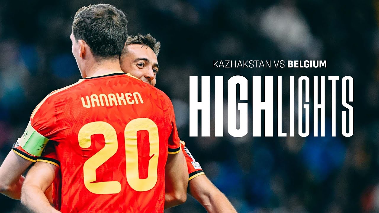 Kazhakstan 1-1 Belgium | A draw in Astana | #REDDEVILS