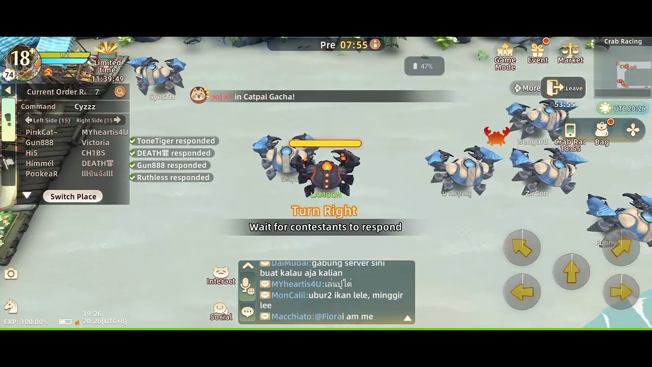 [Tree of Savior: Neverland] - Canyon Spring merged: Crab Racing 28/02/2025