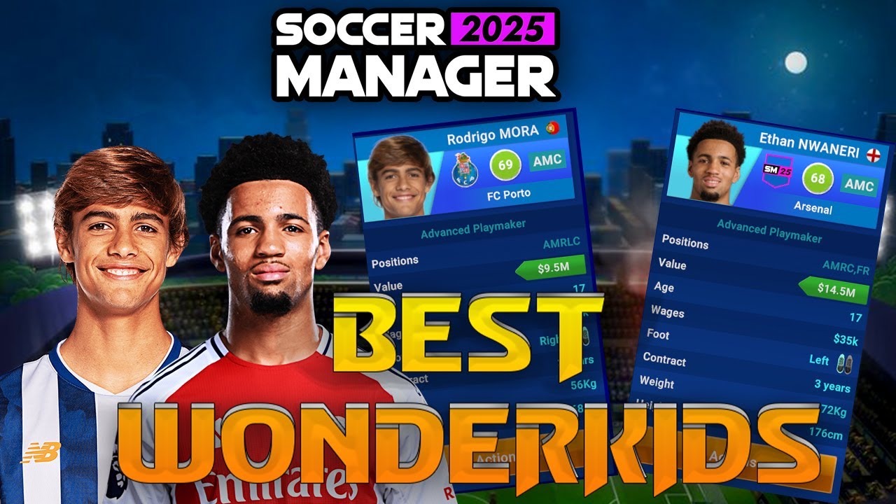 (SM25) HIDDEN GEMS: THE BEST WONDERKIDS ON SOCCER MANAGER 2025