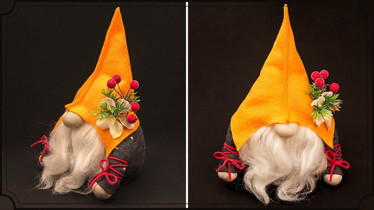 Кукла гном из носков - сделай сам игрушку своими руками!