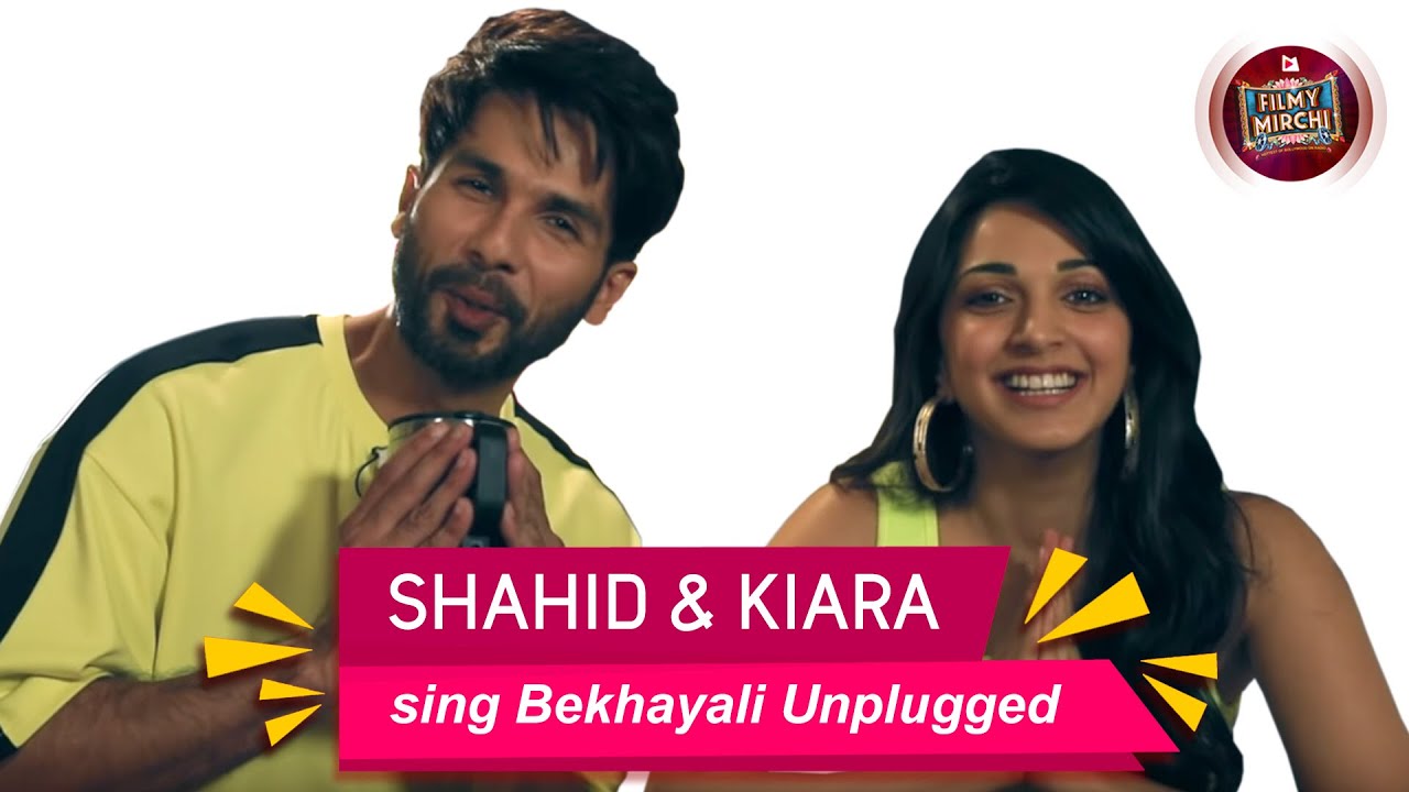 Shahid Kapoor & Kiara Advani sing Bekhayali Unplugged | Rapid Fire | Mirchi Jeeturaaj | Kabir Singh