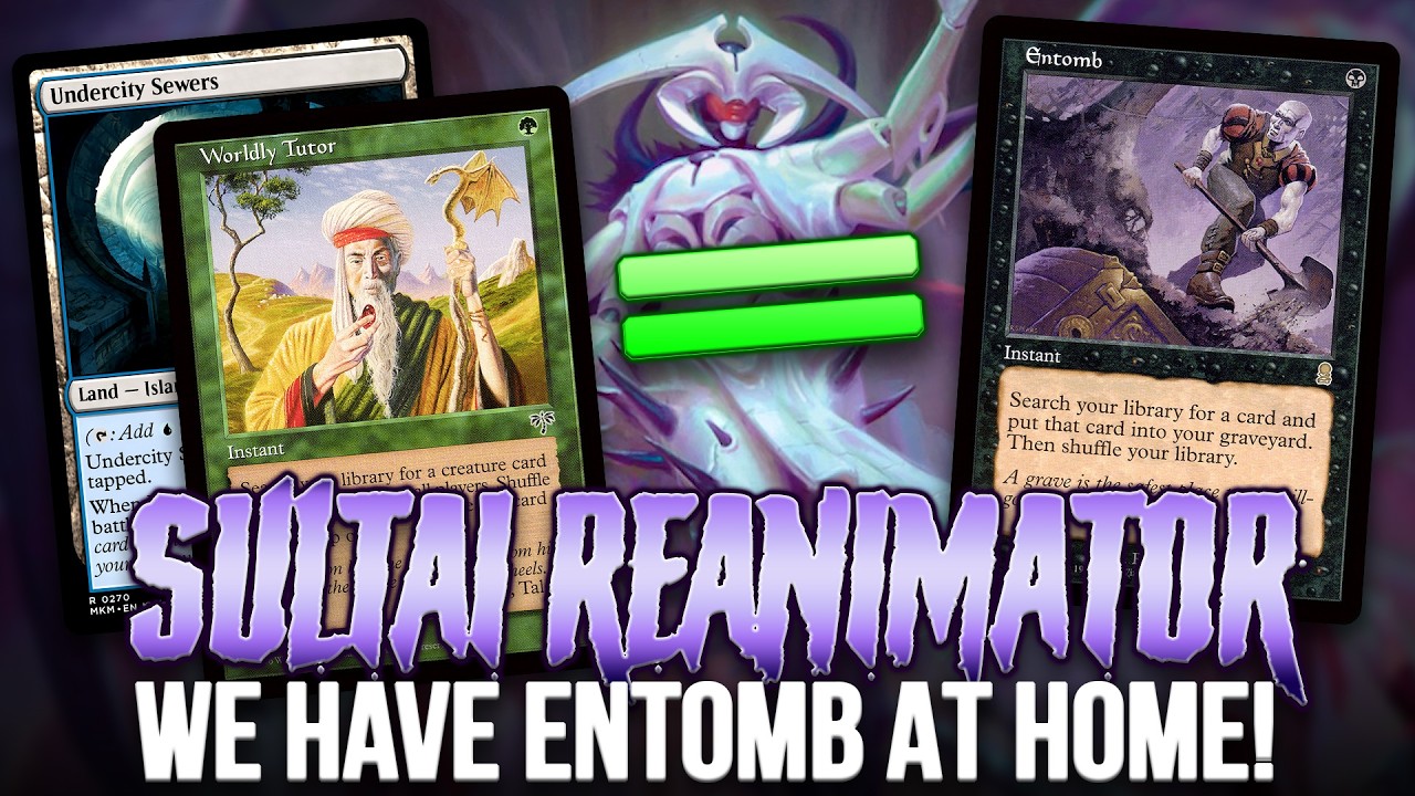 BUILD YOUR OWN ENTOMB! Worldly Tutor + Surveil lands in Sultai Reanimator | Magic: The Gathering MTG