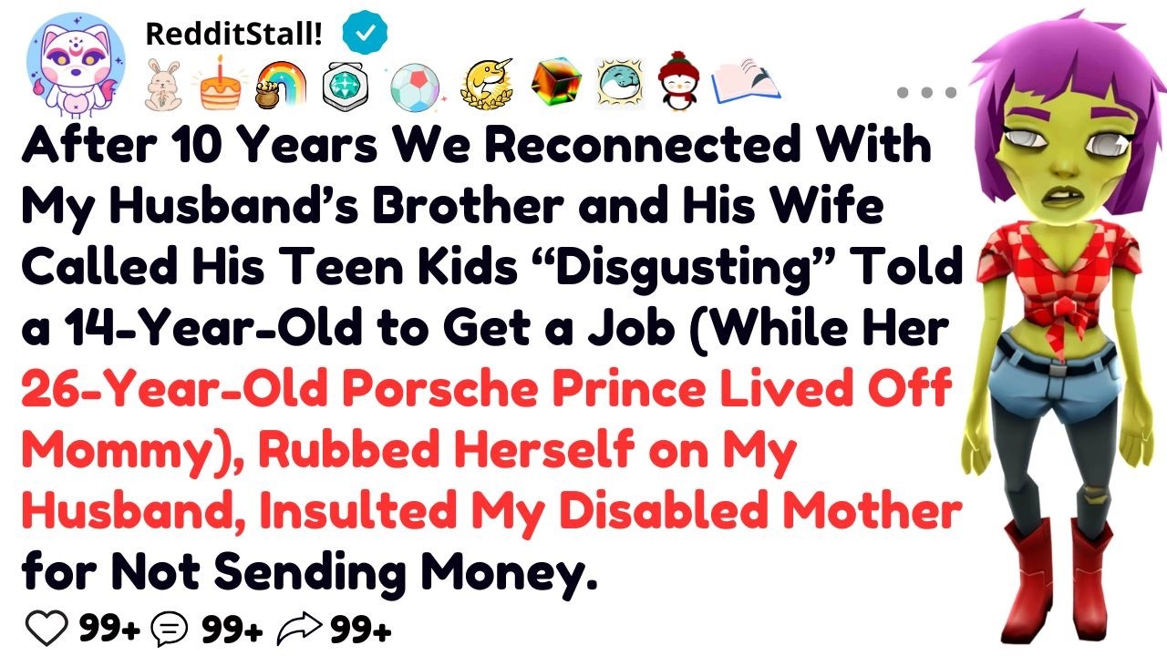After 10 Years We Reconnected With My Husband’s Brother and His Wife Called His Teen Kids Disgusting
