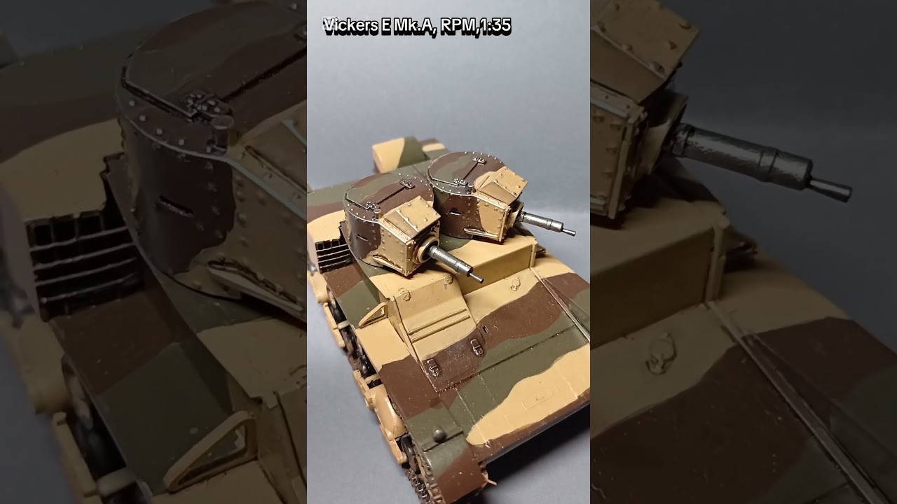 Vickers E Mk.A, RPM, 1:35 vintage (1997) nostalgia:)