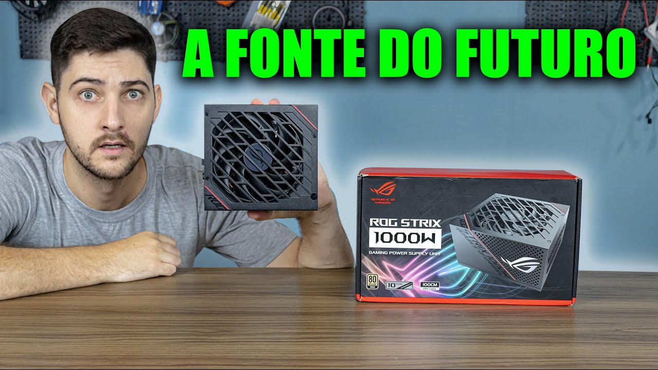 ESSA FONTE TEM COMPONENTES DE PLACA MÃE! ASUS ROG STRIX 1000W