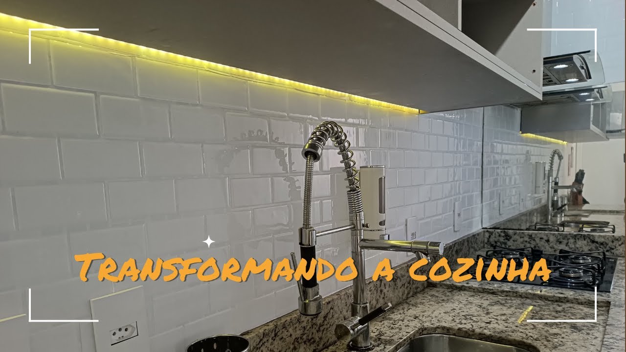 Pastilha metro white 3D na cozinha | Decofit