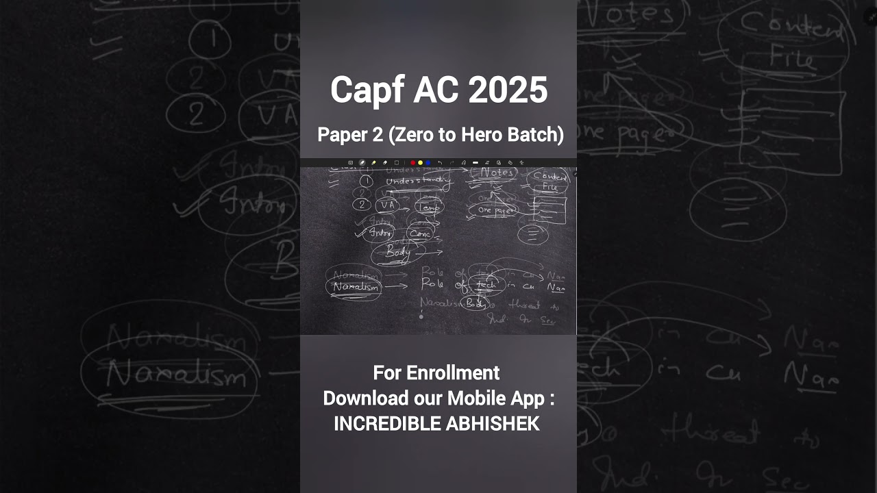 Capf AC Paper 2 Program | Most Unique  Program  #capf2025 #capfac2025 #capfpaper2