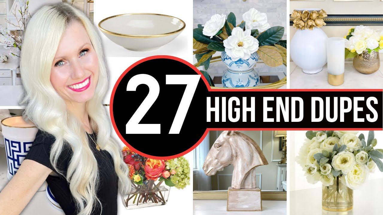 *27* BEST HOME DECOR DUPES! HIGH END LOOK FOR LESS!