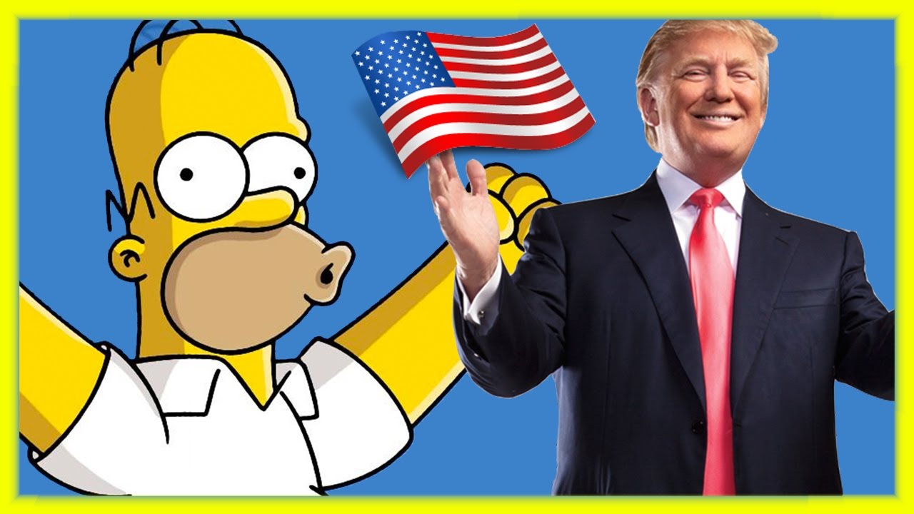 ✦ The Simpsons previu Donald Trump como Presidente dos EUA