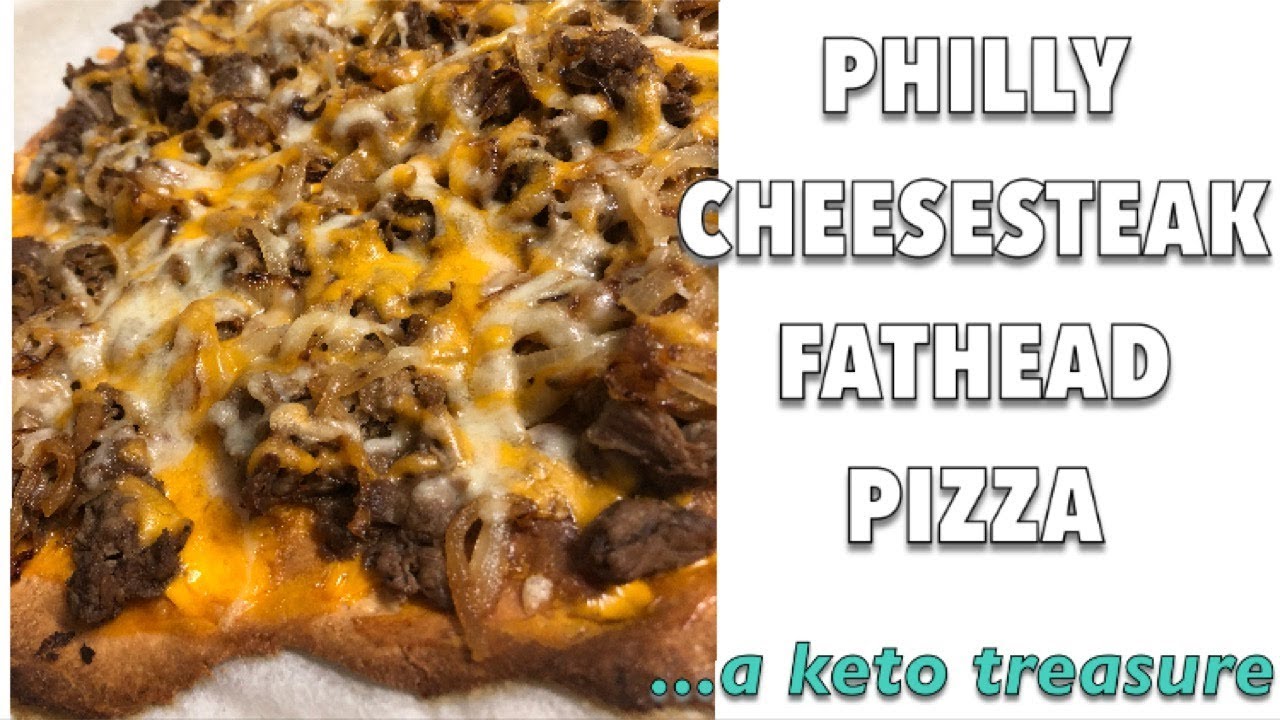 PHILLY CHEESE STEAK FATHEAD PIZZA