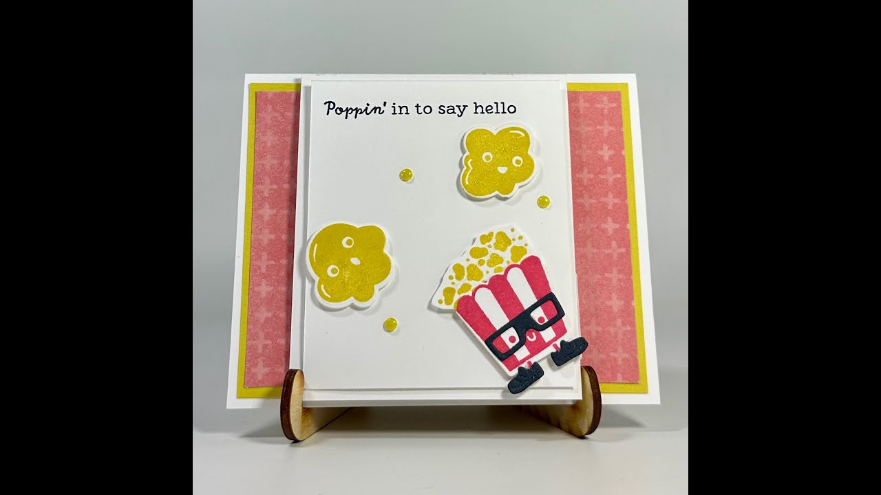 Poppin' By Photo Card