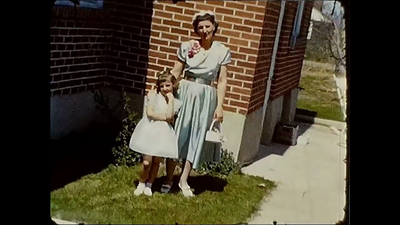 Kathy and Jane Easter 1953
