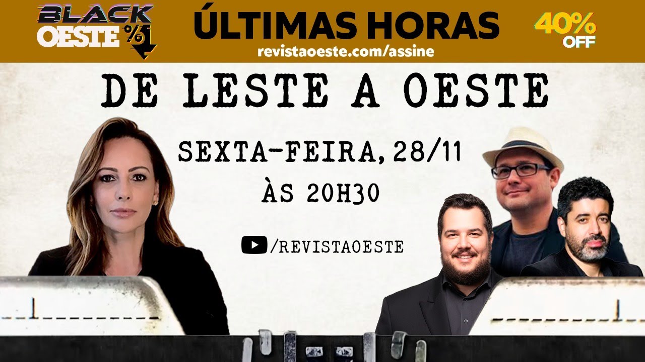 DE LESTE A OESTE, COM ANA PAULA HENKEL | 28/11/2025, às 20h30