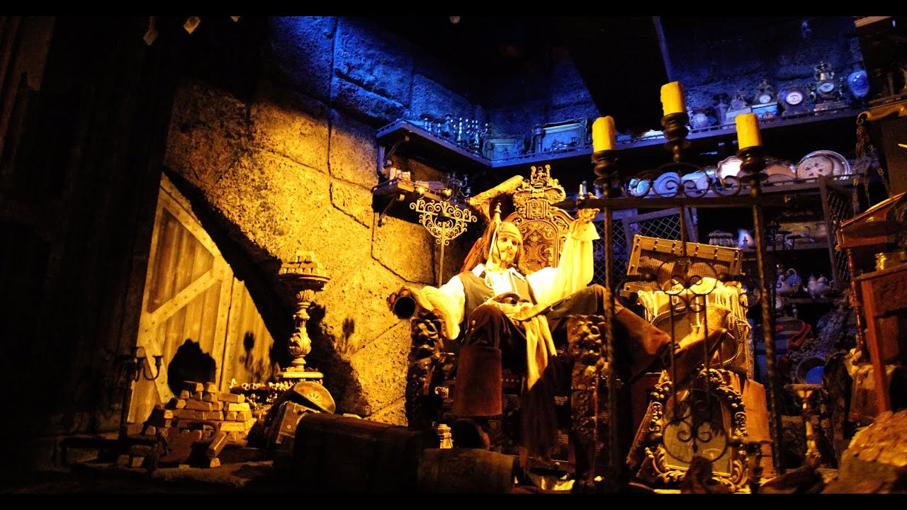 [4K] Pirates of the Caribbean : 2014 POV   Disneyland Resort, California