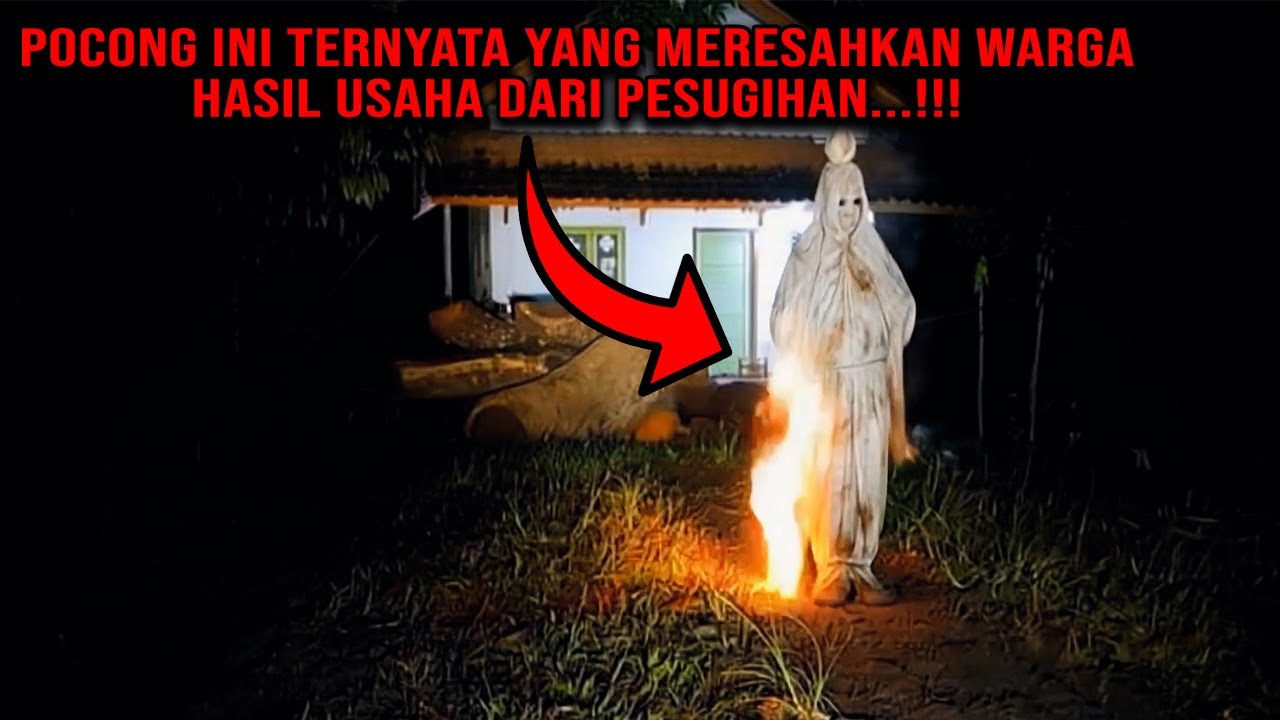 BAKAR POCONG PESUGIHAN DI DEPAN KAMERA TERNYATA PEMILIKNYA MARAH...!!!