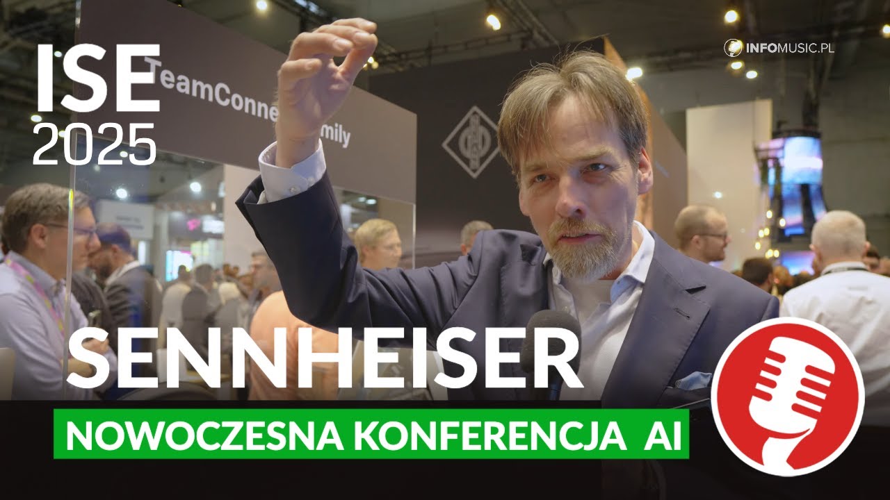 ISE 2025: Świat nowoczesnej konferencji wg Sennheiser:  Panel sufitowy TCC M CT oraz video bary
