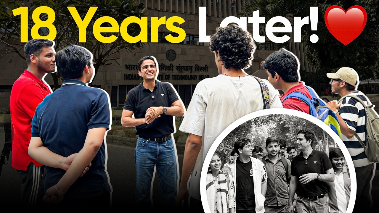 I Visited my College after 18 Years! ft. IIT Delhi ❤️