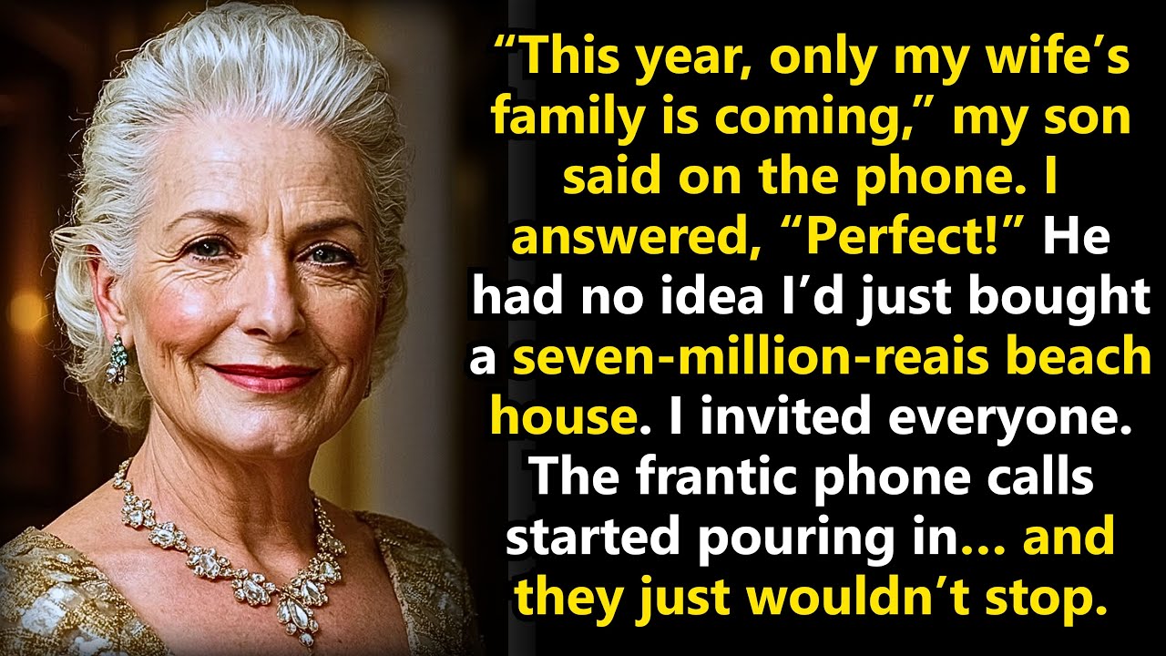 My Son Excluded Me from Christmas, So I Invited Everyone to My Seven-Million-Dollar Mansion Instead!
