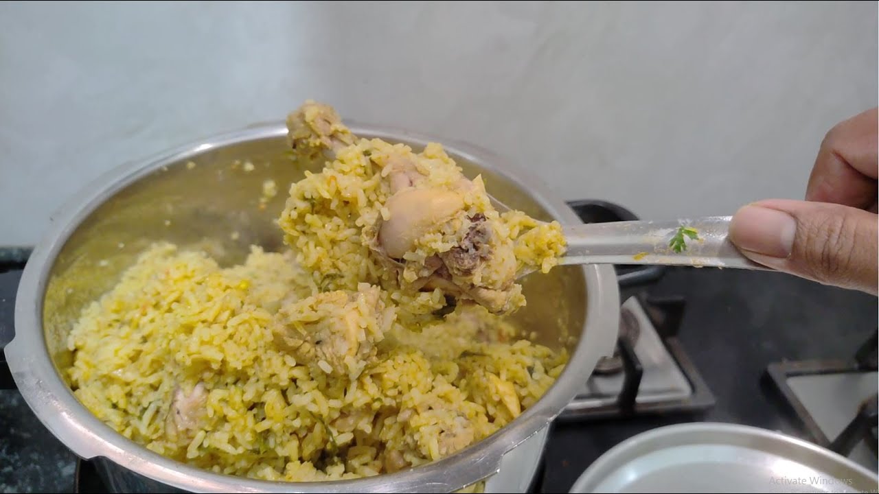 Easy Chicken Pulao recipe, Quick Sunday Meal