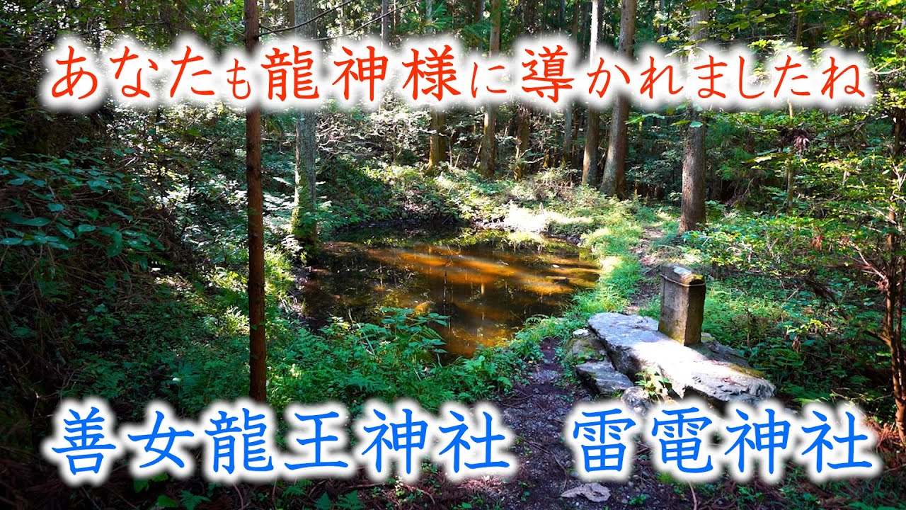 龍神様とのご縁を繋ぐ映像参拝へ  善女龍王神社 雷電神社