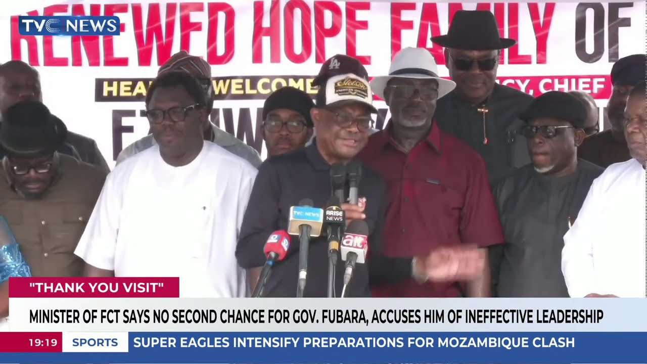 Nyesom Wike Addresses Supporters, Seeks Re-Election Of President Tinubu