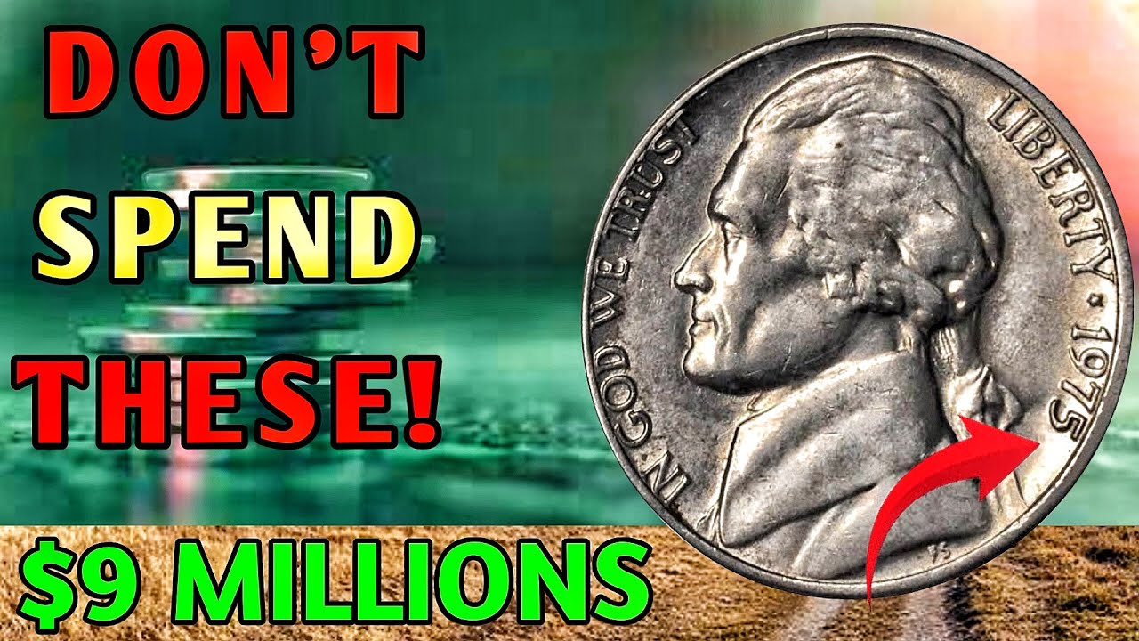 Don&rsquo;t Miss It! 1975-D Monticello Jefferson Nickel Five Cent Rare Coins That Could Be in Your Wallet!