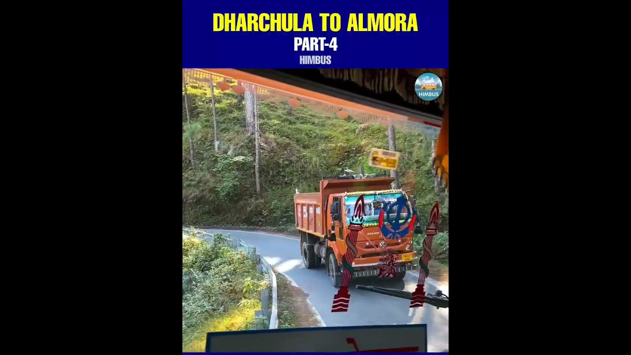 DHARCHULA TO ALMORA-A Beautiful Joureny Through kumaon ! UTC Bus ! @MAHADEV #viralvideos #trending 🙏