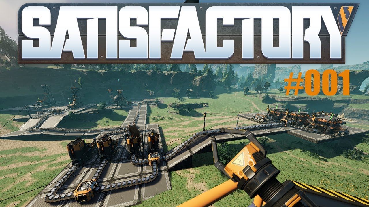 🌍 Satisfactory Lets Stream #001 | Meine ersten Schritte im Fabrik-Abenteuer 🏭✨