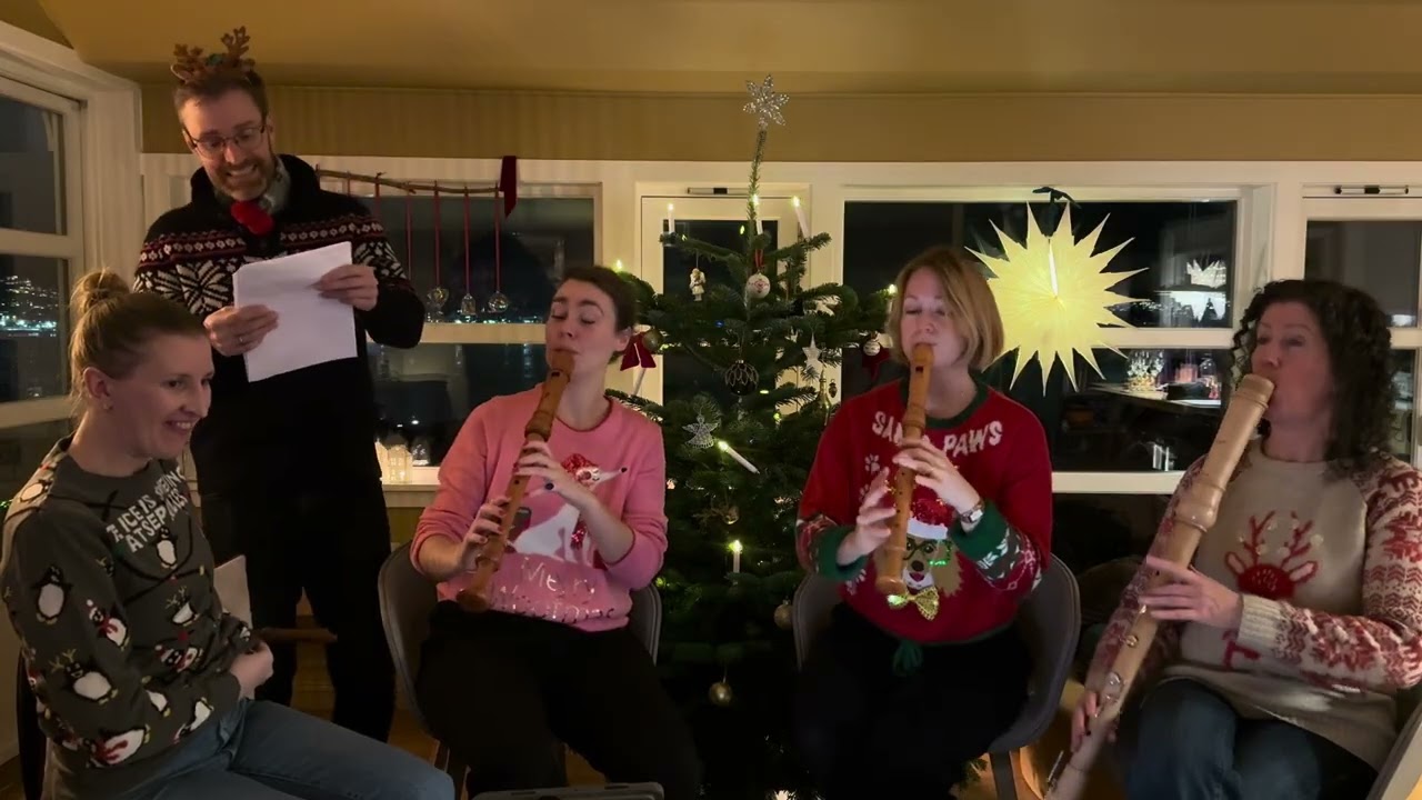 @WoodpeckersQuartet play 12 Days of Christmas with guest star Daniel Sæther, counter tenor 