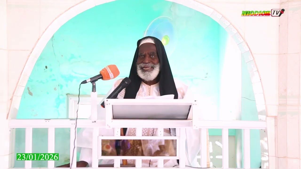 Khoutba Jumma Imam Sambou Ndour du 23 janvier 2026 à Niodior 
