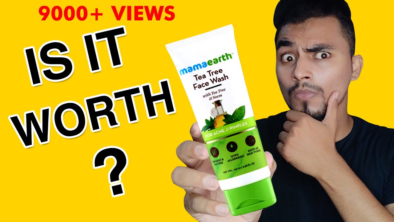 MAMA EARTH Tea Tree Face Wash Review [is it WORTH??]