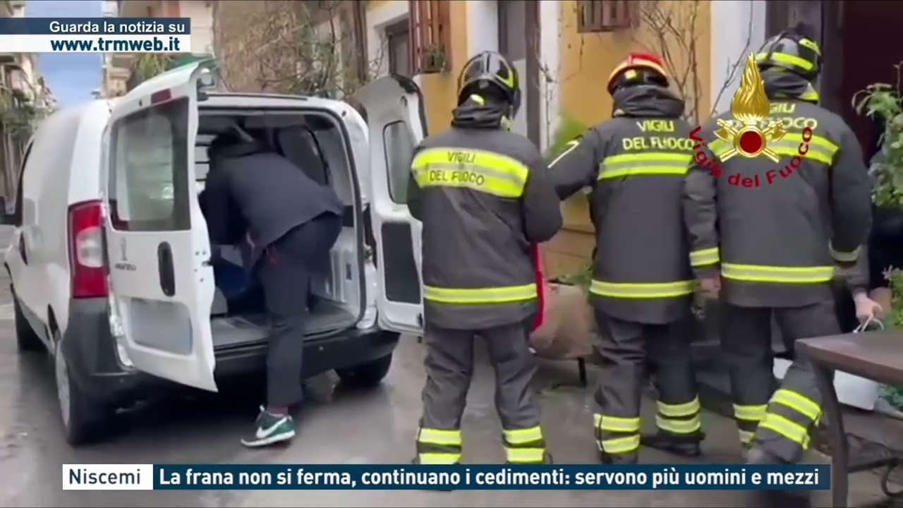 Niscemi - La frana non si ferma, continuano i cedimenti: servono più uomini e mezzi