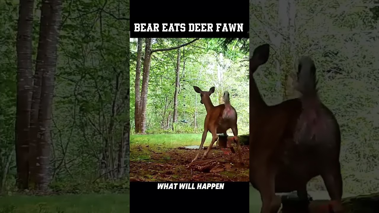 Bear Kills Fawn (Why We Hunt Bears)