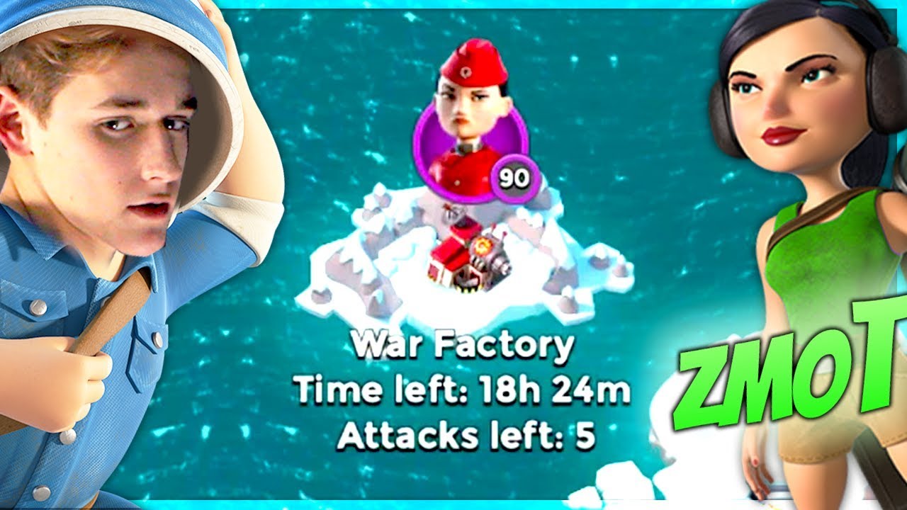 Boom Beach GEARHEART CHALLENGE! zmoT vs CosmicDuo! (Save the Core!_
