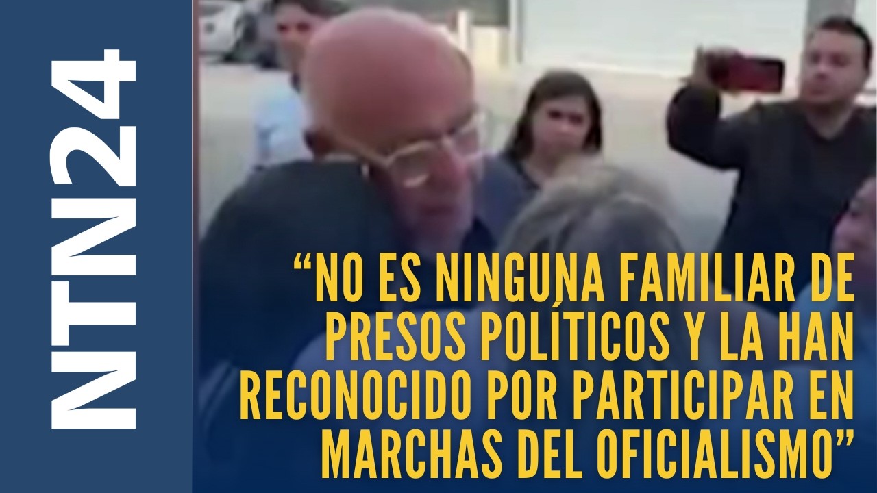 ¿Quién es la mujer que se hizo pasar como madre de un preso político y abrazó a Jorge Rodríguez?