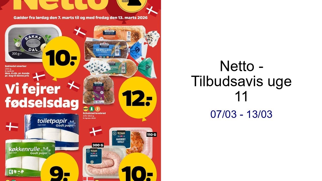 Netto - Tilbudsavis uge 11 07/03 - 13/03