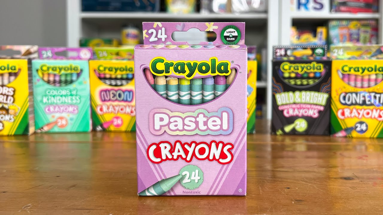Пастельные мелки: новые мелки от Crayola!