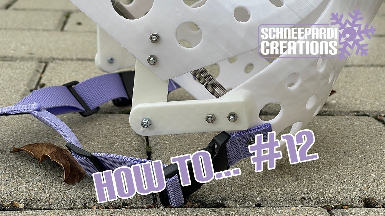 HowTo... #12 Install hinges and springs to one of my 3D-printed head bases