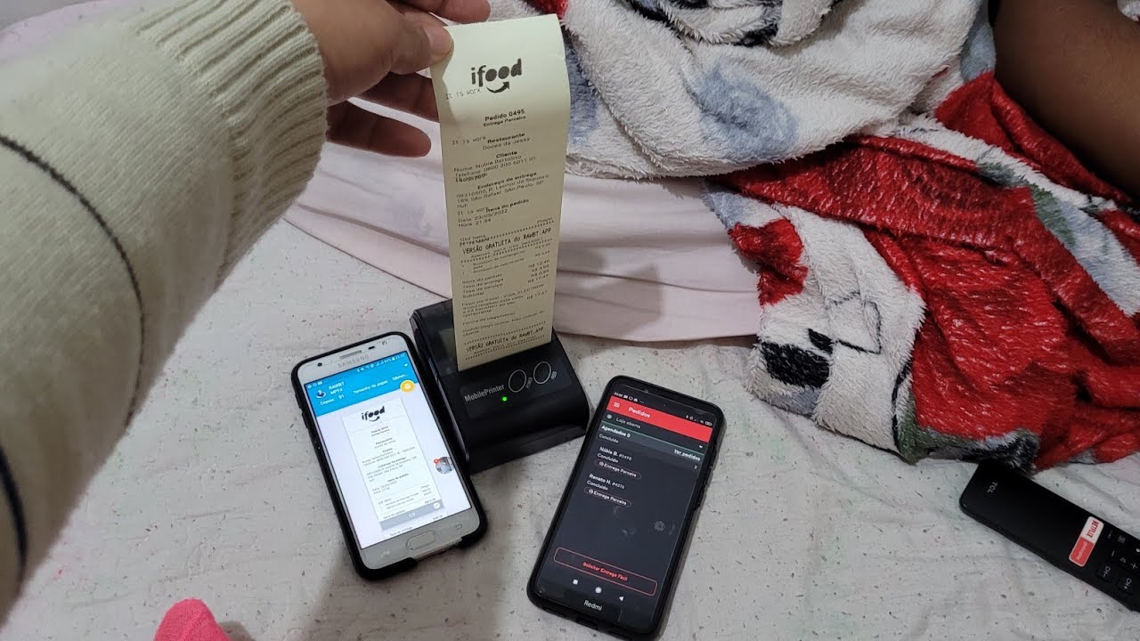 QUAL A MELHOR MAQUINA IMPRESSORA PARA DELIVERY IFOOD E OUTROS/Configuração do celular/Mobile Printer