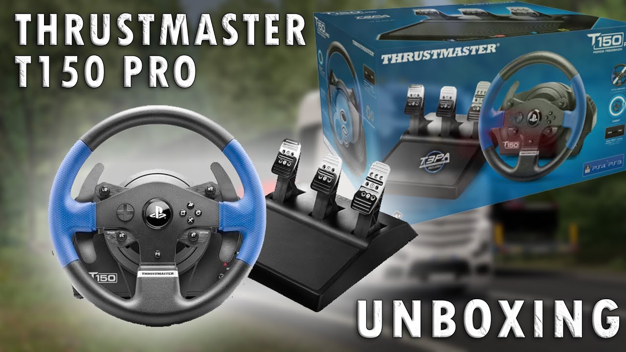 UNBOXING et PRÉSENTATION de mon NOUVEAU VOLANT Thrustmaster T150 Pro ForceFeedback ! (en retard 😅)