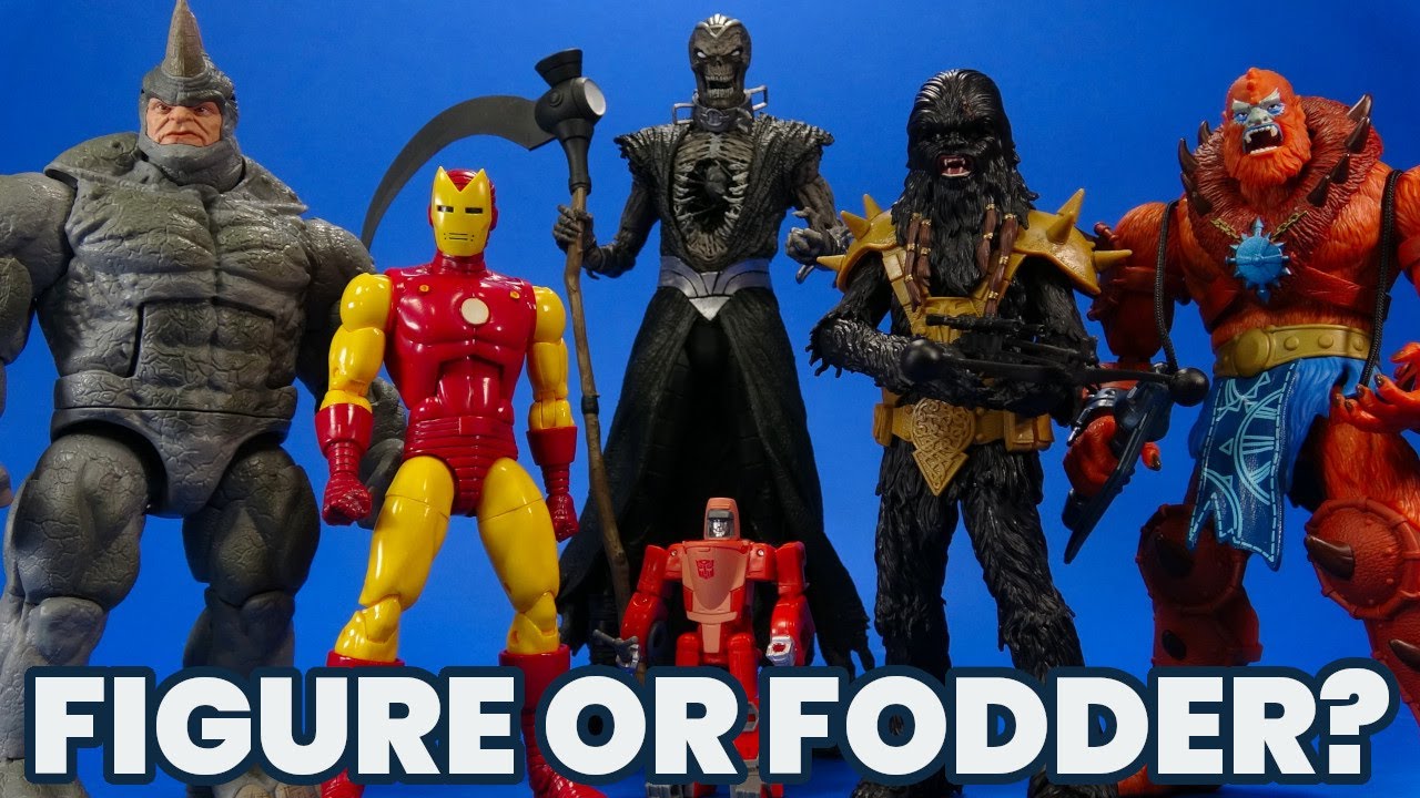 Figure or Fodder? Black Krrsantan, Nekron, Beast Man, Wheelie, Rhino and Iron Man Overview!