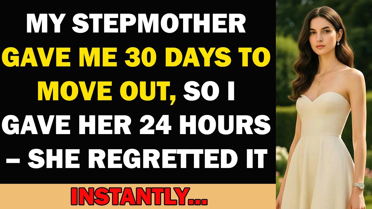 My Stepmother Gave Me 30 Days To Move Out, So I Gave Her 24 Hours – She Regretted It Instantly...