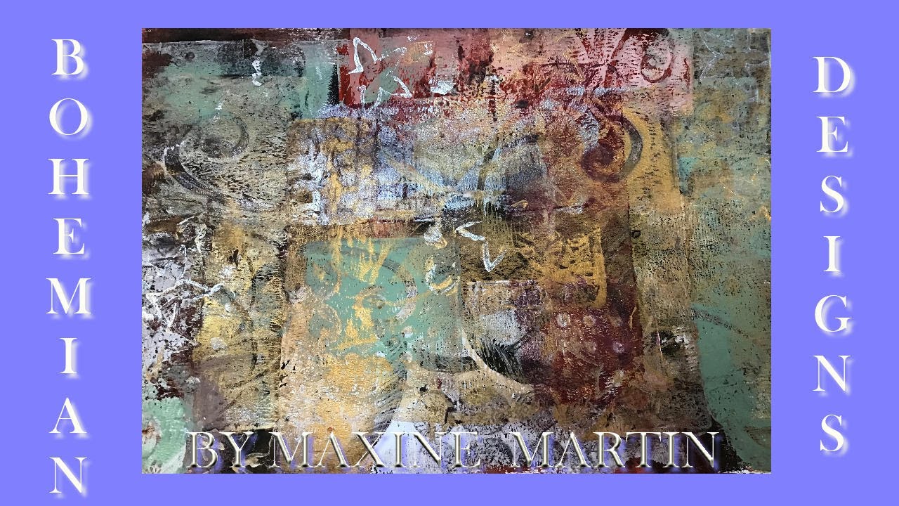 Art Bohemian Style Gel Prints  #painting