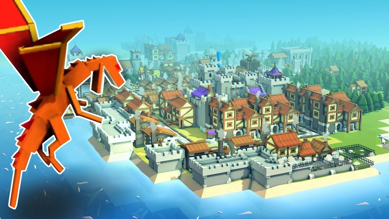 DRAGONS attack my town!!! - Kingdoms and Castles