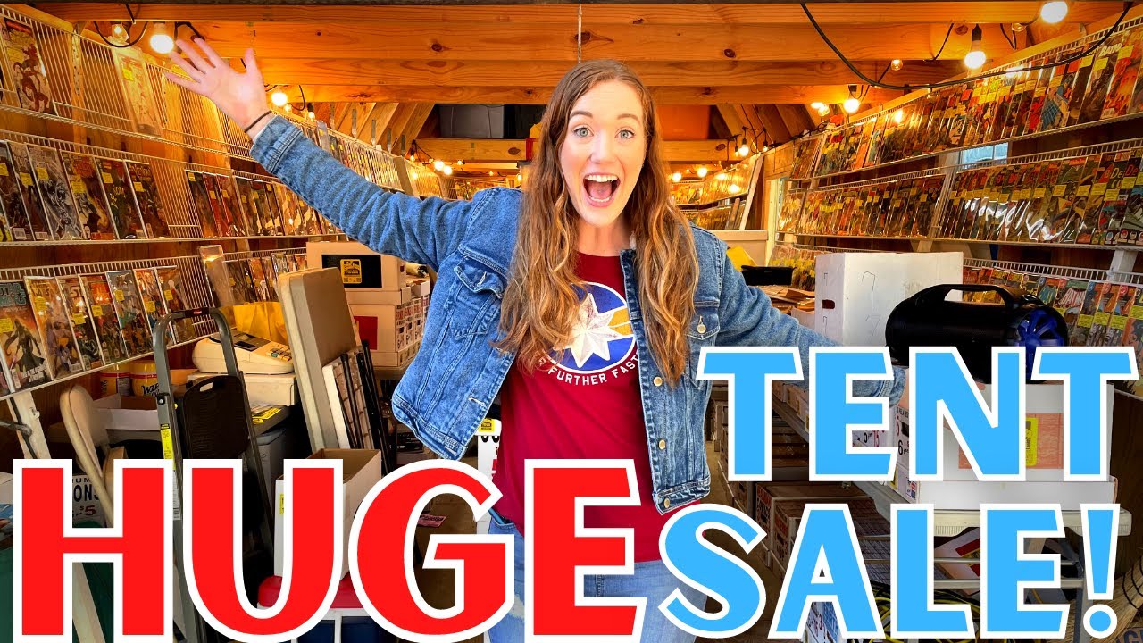 Preparing for a HUGE Comic Book TENT SALE in Florida! + GIVEAWAY!